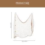 WINOMO Natural Fish Net Wall Decor 80x40 Inch