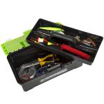 55-Piece Fishing Tackle Box Kit - Lime Green