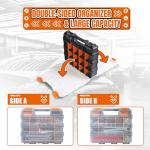 Jack Boss 34-Compartment Fishing Organizer Box, 2 Pack