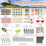 3-Layer Tackle Box with 423 Fishing Lures Kit