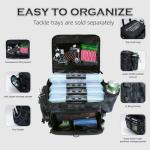 Ghosthorn Fishing Tackle Bag with Rod Holder