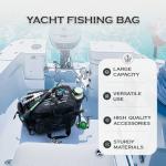 Ghosthorn Fishing Tackle Bag with Rod Holder