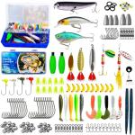 145PCS Fishing Tackle Box with Lures and Hooks