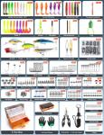 Large Fishing Tackle Box Kit with 417 Pieces