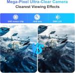 5-Inch Portable Underwater Fishing Camera with Night Vision