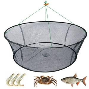 WEISGJA Portable Foldable Fishing and Crab Net