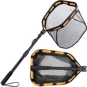 PLUSINNO Floating Rubber Coated Fishing Net 50cm