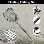 PLUSINNO Floating Rubber Coated Fishing Net 50cm