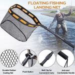 PLUSINNO Floating Rubber Coated Fishing Net 50cm
