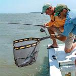 PLUSINNO Floating Rubber Coated Fishing Net 50cm