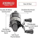 Zebco Omega Pro Spincast Fishing Reel - Size 20
