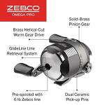 Zebco Omega Pro Spincast Fishing Reel - Size 20