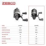 Zebco Omega Pro Spincast Fishing Reel - Size 20