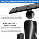 Aluminum Fish Finder Mount for Boats and Kayaks