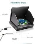 Portable Fishing Camera with Night Vision and LCD