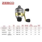 Zebco 33 MAX Gold Spincast Fishing Reel