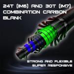 RIFT Venture Telescopic Carbon Fiber Fishing Rod