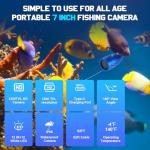 Underwater Ice Fishing Camera with 7-inch Monitor