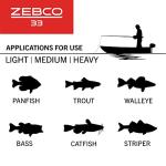 Zebco 33 Spincast Fishing Reel with Cajun Line