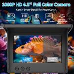 TMACTIME 1080P Underwater Fishing Camera with LCD Display