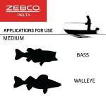 Zebco Delta Spincast Reel - Right/Left Retrieve