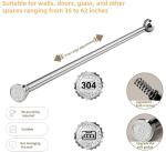 Adjustable Telescopic Clothesline and Shower Rod