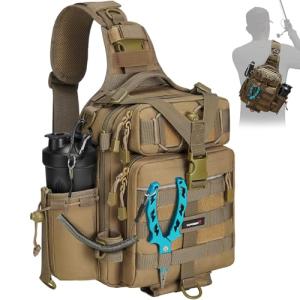 Piscifun Lightweight Fishing Tackle Sling Bag