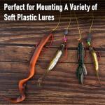 Alwonder 100-Pack EWG Hooks for Bass Fishing