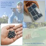 SANWEAL Fishing Weights Sinkers - 120/200 Pieces