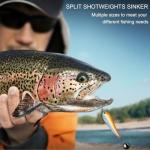 SANWEAL Fishing Weights Sinkers - 120/200 Pieces