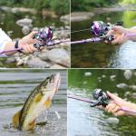 Souagyilang Spincast Fishing Rod and Reel Combo