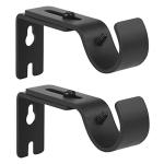 Anndason Heavy Duty Adjustable Curtain Rod Holders