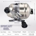Sougayilang 30 Spincast Fishing Reel - Versatile & Ready