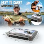 TOPFORT 343-Piece Fishing Tackle Accessories Kit