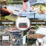 TOPFORT 343-Piece Fishing Tackle Accessories Kit