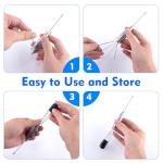 Dr.Fish 2 Pack Sputnik Sinker Spider Sinker Surf Fishing Lead Weight Pyramid Saltwater Beach Casting Sea Fishing 3oz