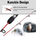PLUSINNO Ultralight Ice Fishing Rod and Reel Combo