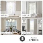 Adjustable Black Curtain Rod, 28-48 Inches