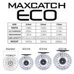 Maxcatch ECO Fly Fishing Reel with Line