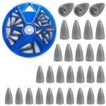 29-Piece Bullet Slip Sinkers Kit for Bass Fishing