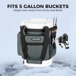 KastKing Fishing Bucket Organizer with Multi-Pockets