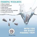 Bullet Fishing Sinkers Weights Assortment for Bass