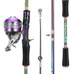Sougayilang 6.9ft Colorful Fishing Rod and Reel Combo