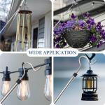 Extendable Stainless Steel Clothes Hook Pole 35"-50