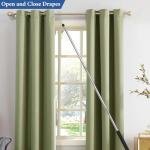 Extendable Stainless Steel Clothes Hook Pole 35"-50