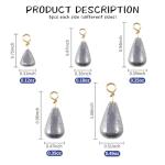Copper-Cored Fishing Weights Sinkers Kit – 25PCS