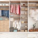 Adjustable No-Drill Closet Rod for Hanging Clothes