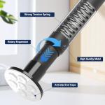 Adjustable No-Drill Closet Rod for Hanging Clothes