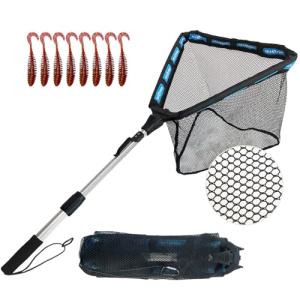 SEASPRO Foldable Fishing Net with Telescopic Handle
