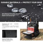 WANOON 45L Fishing Tackle Backpack with Rod Holders